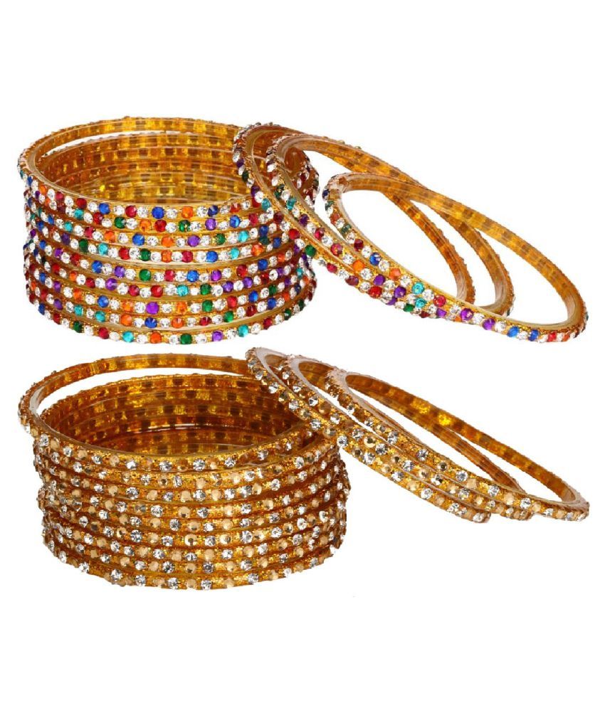     			Somil Designer Wedding Fancy Glass Bangle Set For Party, Marriage, Function And Daily Use