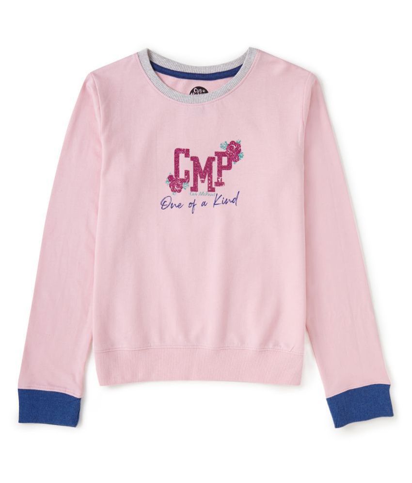     			Cub McPaws Girls Round Neck Sweatshirt  4-12 Years
