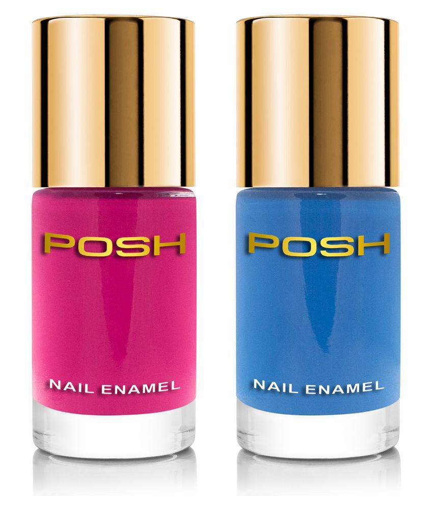     			Posh Nail Polish Multi Glossy Pack of 2 9 mL