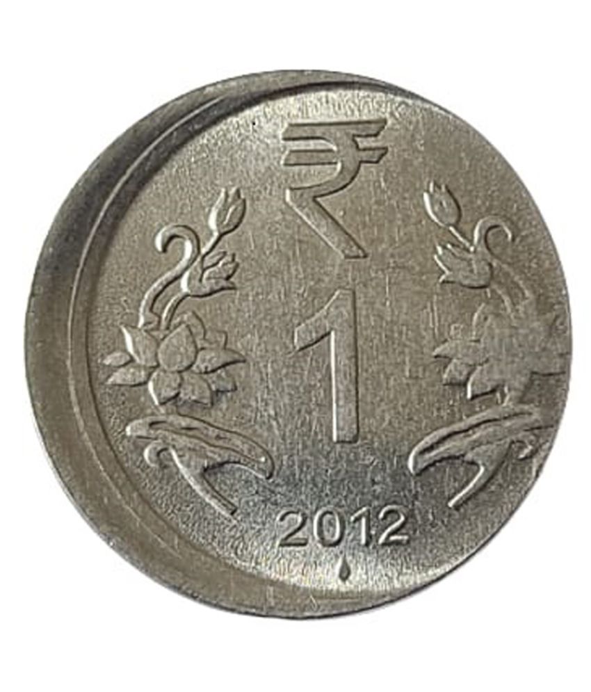     			Republic India One Rupee Error Coins 2012