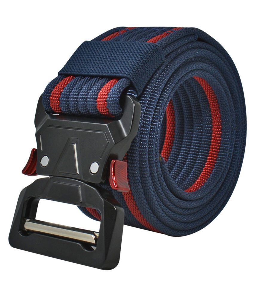     			Loopa Blue Nylon Casual Belt