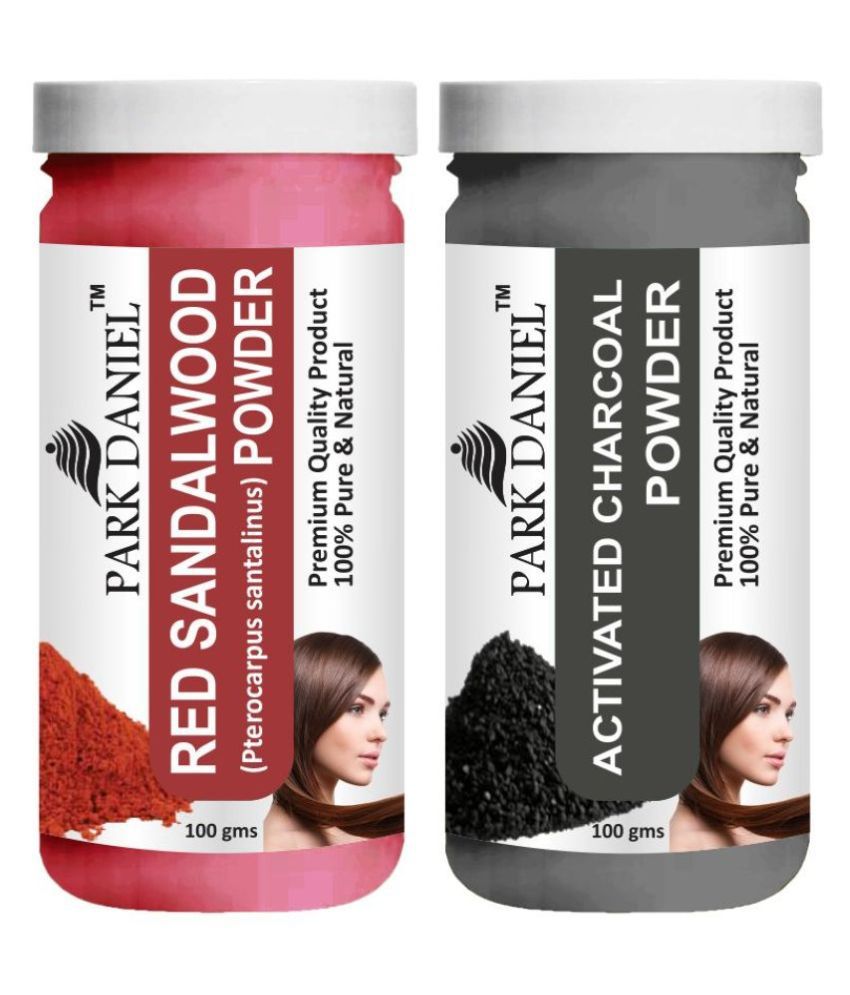     			Park Daniel  Red Sandalwood &    Activated Charcoal Powder  Hair Mask 200 g Pack of 2