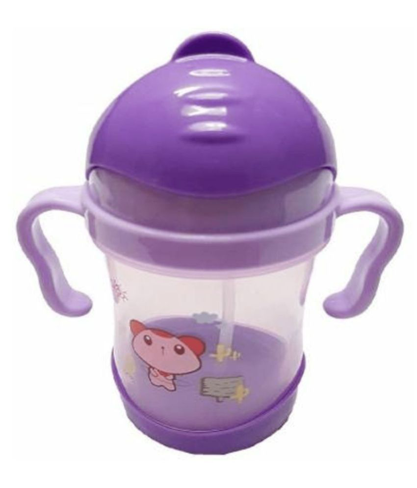 CHILD CHIC Purple Polycarbonate Straw sippers