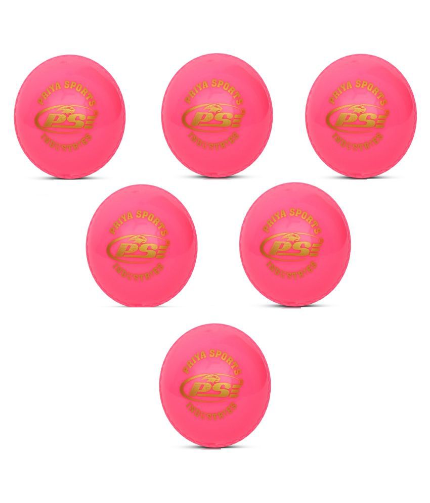 PSE Pink Synthetic Cricket Ball