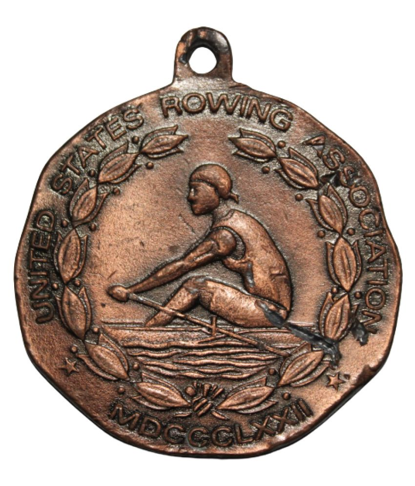     			#1- MDCGCLXXII - "NATIONAL CHAMPIONSHIP - UNITED STATES ROWING ASSOCIATION" RARE MEDAL