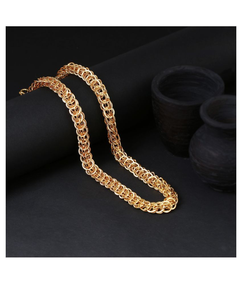     			Sukkhi Gleaming Gold Plated Unisex Chain