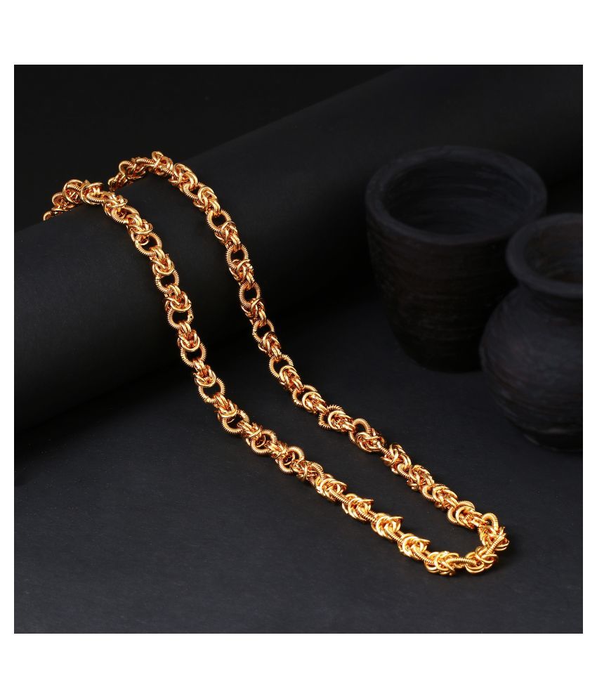     			Sukkhi Mesmerizing Gold Plated Unisex Chain