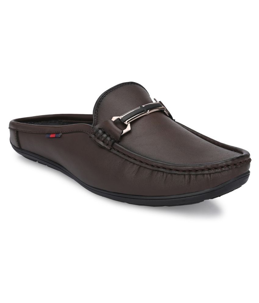     			Leeport Brown Loafers