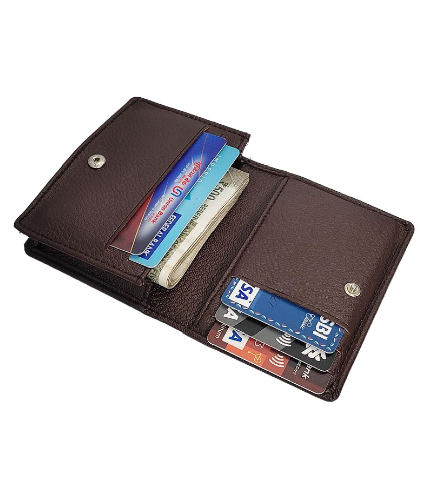 RAGE GAZE Brown Non Leather Credit/Debit Card Card Holder