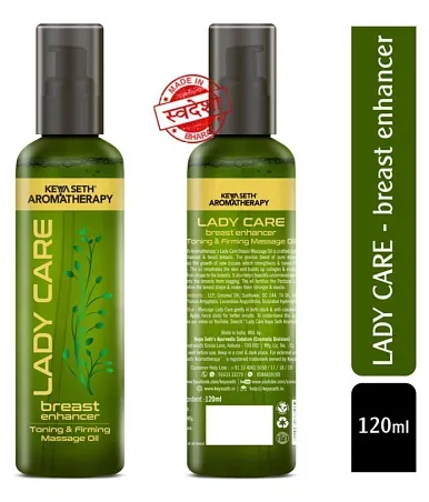 Lady Care Breast Enhancing, Toning, Firming & Uplifting Massage Oil for  Women- Enriched with Geranium & Lavender Essential Oil
