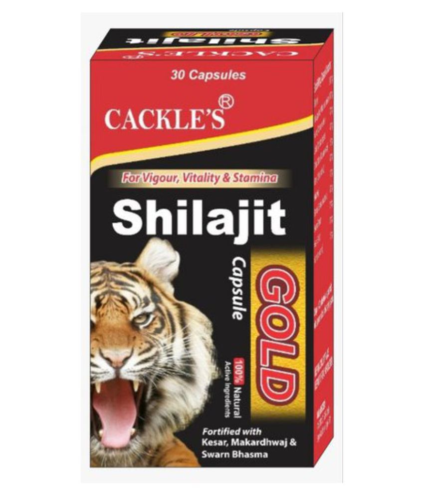    			Cackle's Shilajit Gold 100% Natural Capsule 30 no.s Pack Of 1