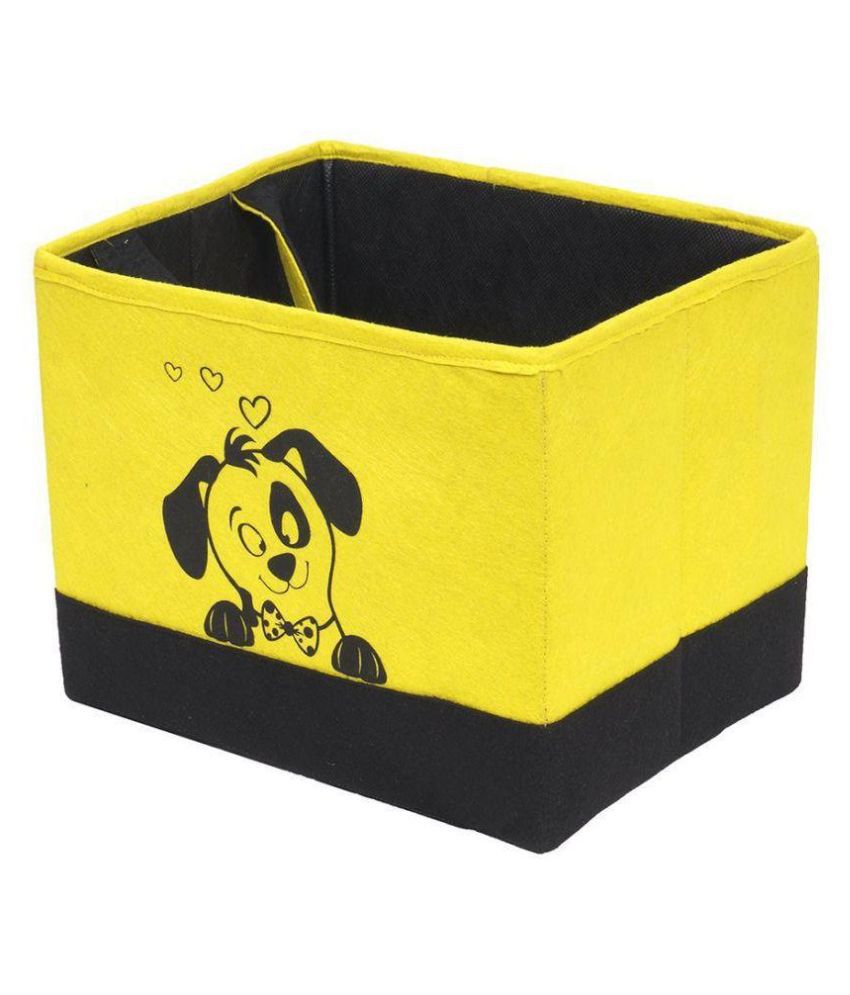 Prettykrafts Storage Box, Yellow