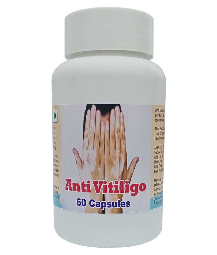 Tonga Herbs Anti Vitiligo Capsules 60 Capsules(Get 50ml Anti Vitiligo