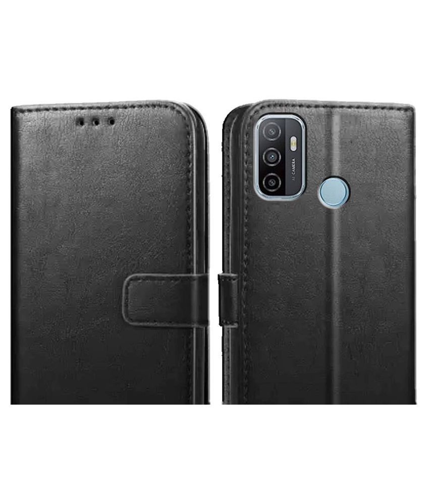 Oppo A33 Flip Cover by MobileMantra - Black Vintage Style Cover - Flip ...