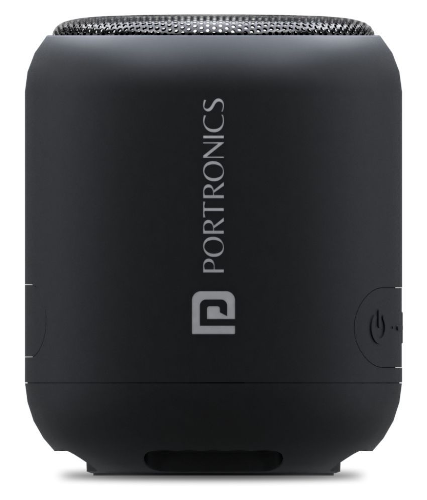    			Portronics Sound Drum 1:10W TWS Portable Bluetooth Speaker ,Black (POR 1288)