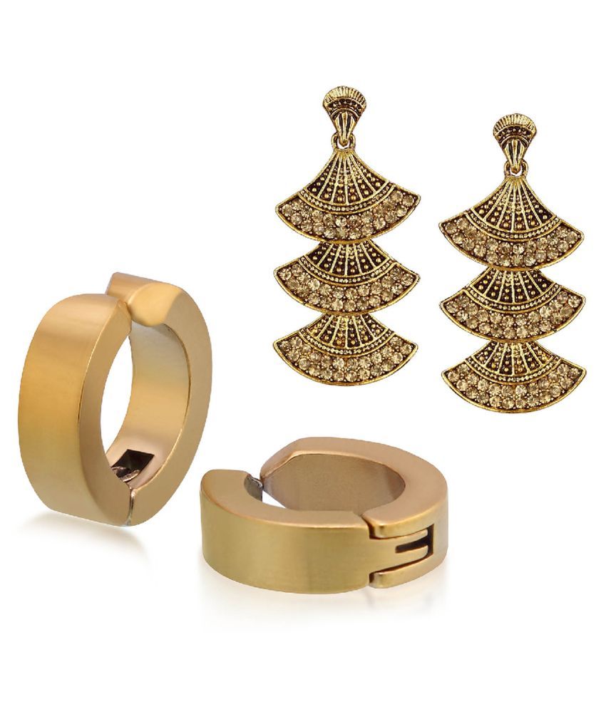     			Sukkhi Splendid LCT Gold Plated Earring Combo for Women