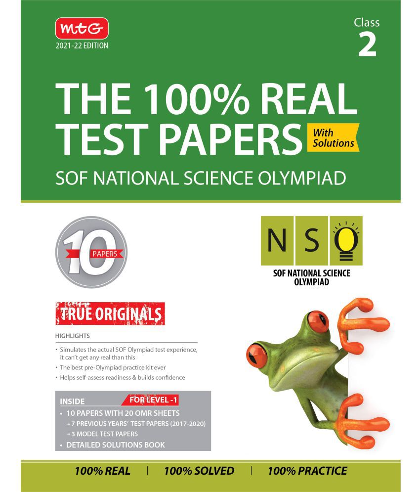     			The 100% Real Test Papers (NSO) Class 2