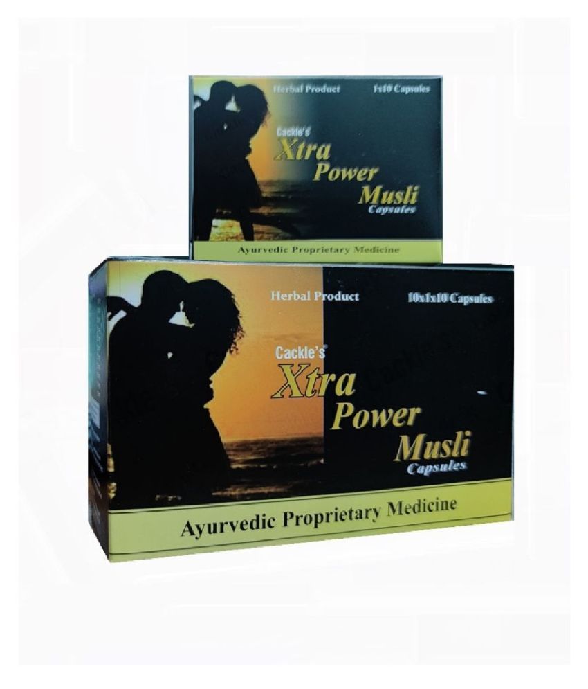     			Cackle's Xtra Power Musli Capsule 10 no.s Pack Of 10