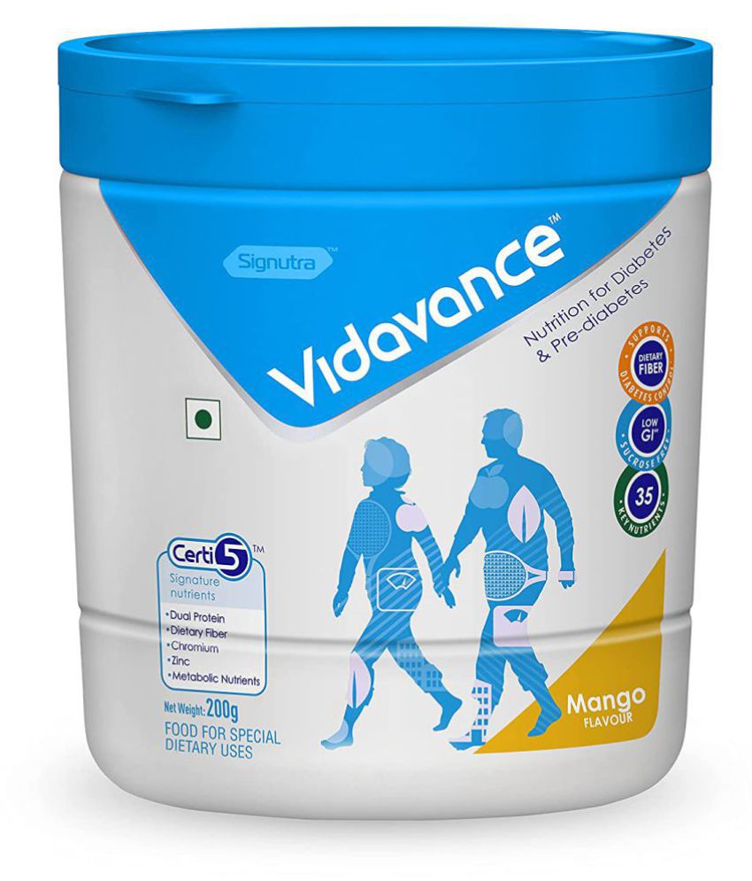 VIDAVANCE Advanced Nutrition for Diabetes and Pre-Diabetes Energy Drink for Adult 400 gm