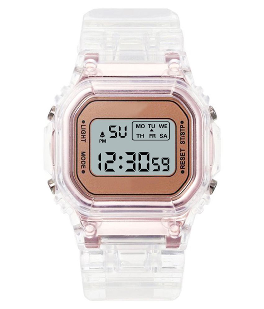     			Redux - White Resin Digital Men's Watch