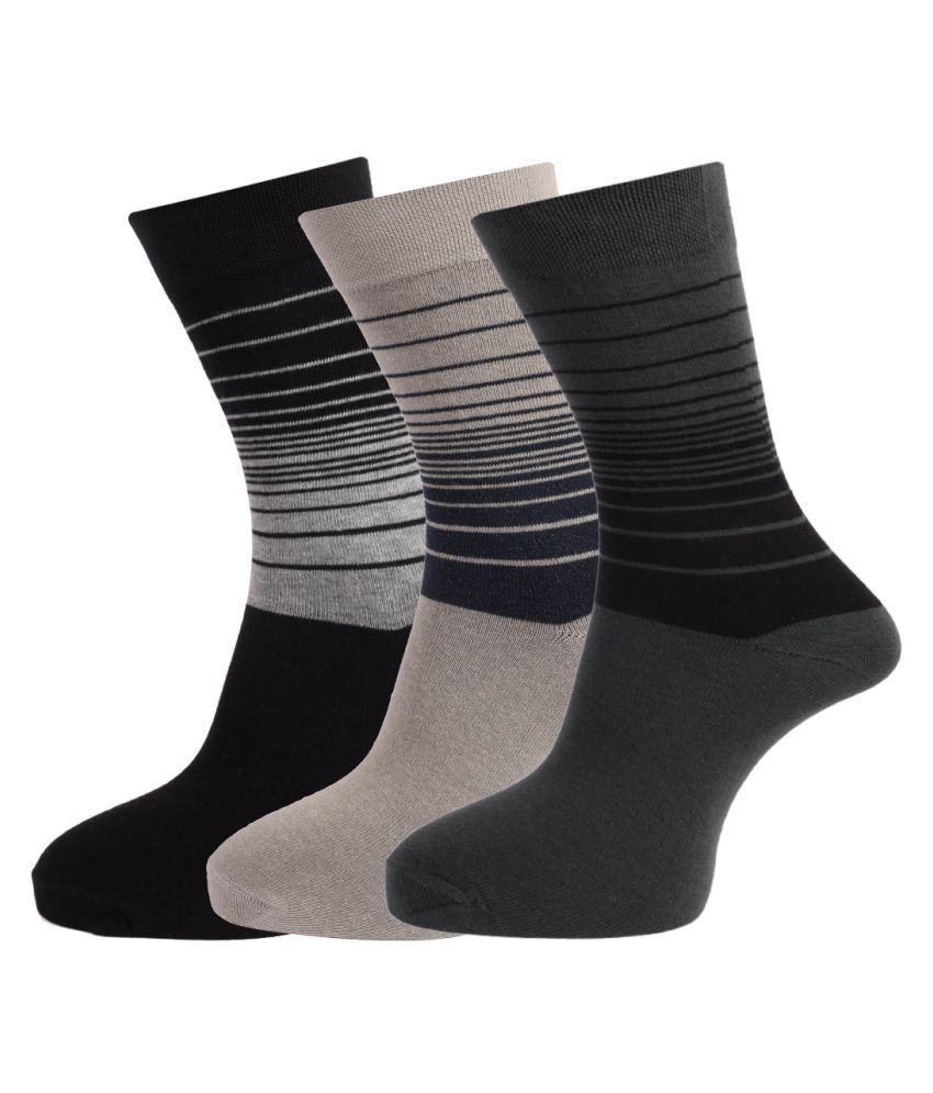     			Dollar Multi Casual Full Length Socks Pack of 3