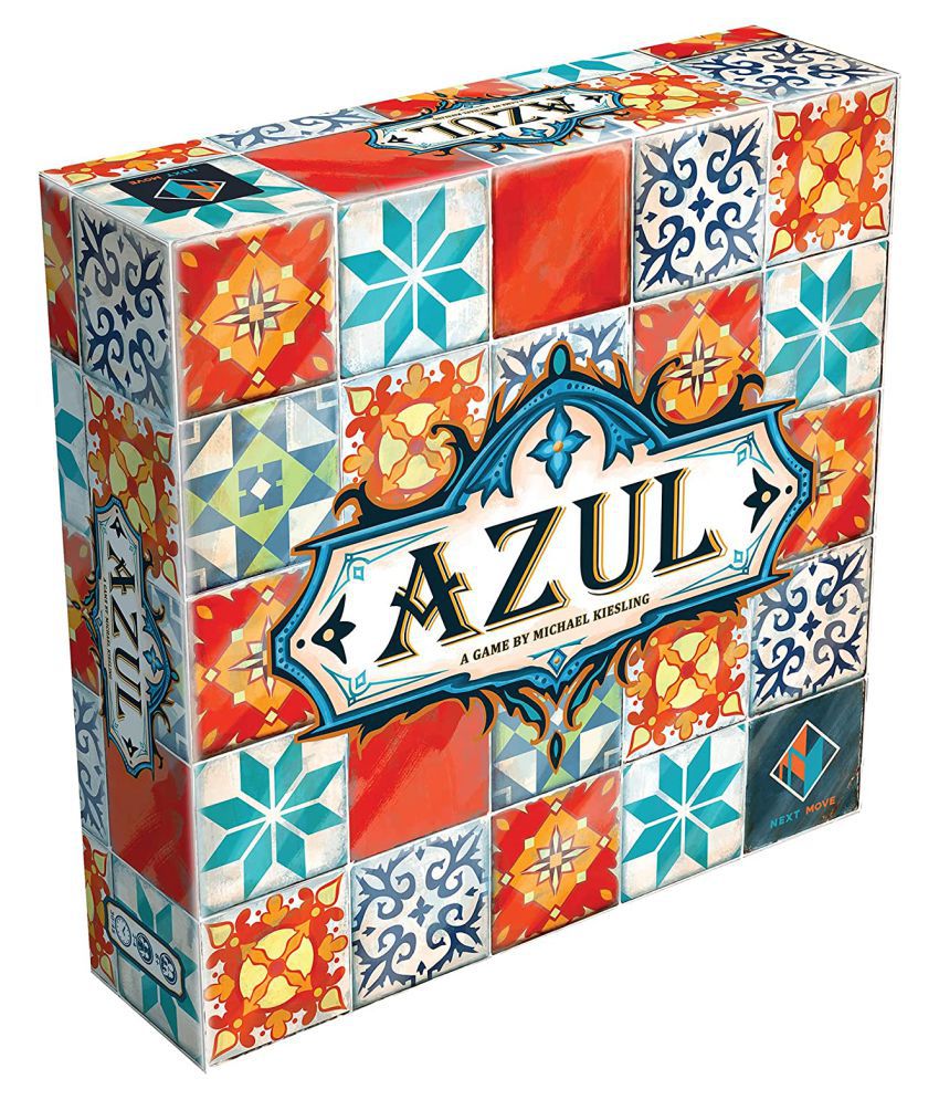 VBE Azul Board Game | Strategy Board Game | Mosaic Tile Placement Game | Family Board Game for Adults and Kids | Ages 8 and up | 2 to 4 Players