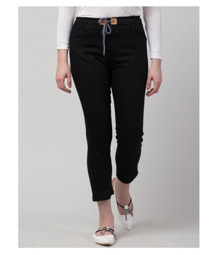 Ira Premium Collections Denim Lycra Jeans - Black Single