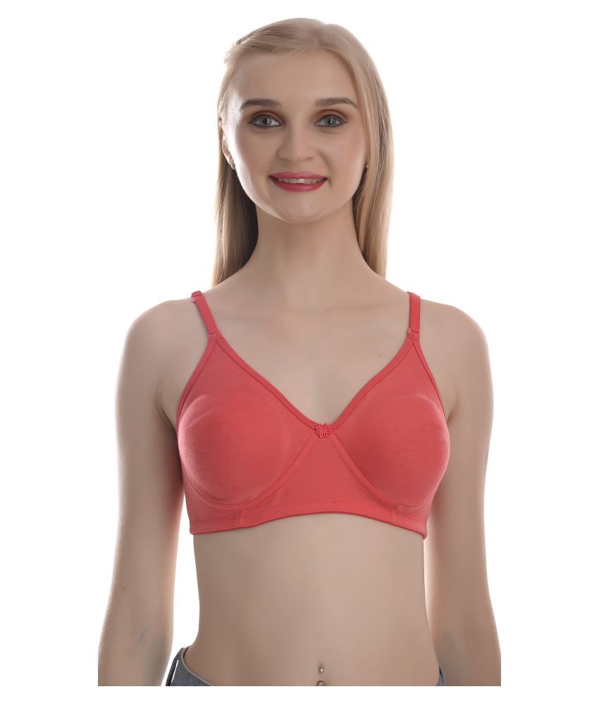     			Madam Cotton T-Shirt Bra - Multi Color Single