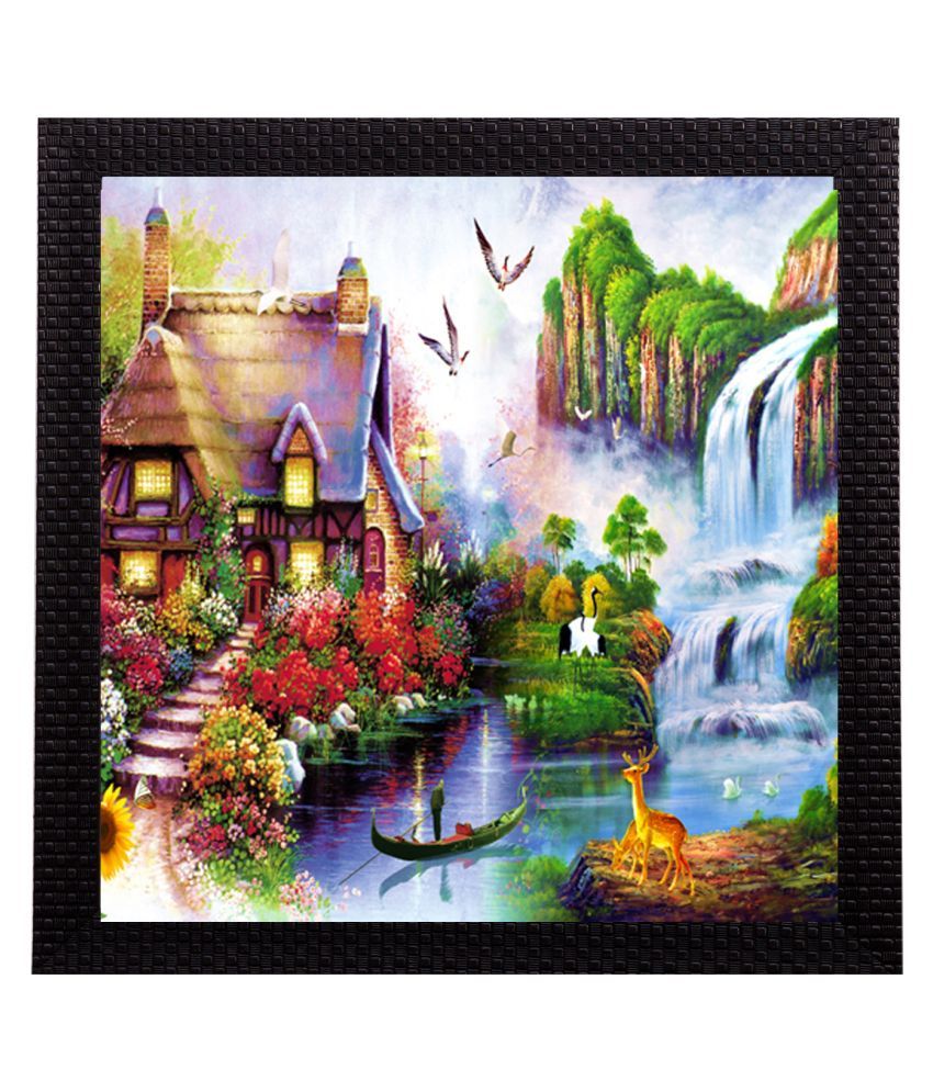     			eCraftIndia Synthetic Painting With Frame