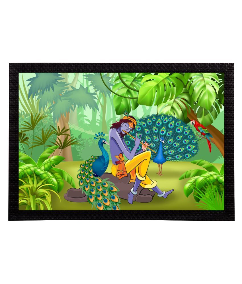     			eCraftIndia Synthetic Painting With Frame