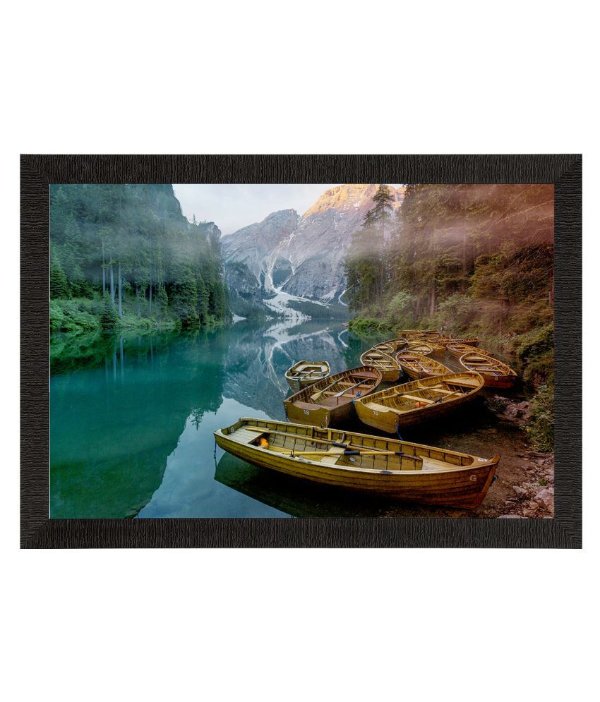     			eCraftIndia Synthetic Painting With Frame