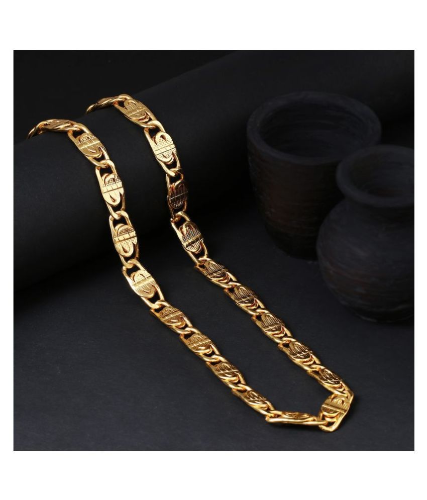     			Sukkhi Eye-Catching Gold Plated Unisex Chain