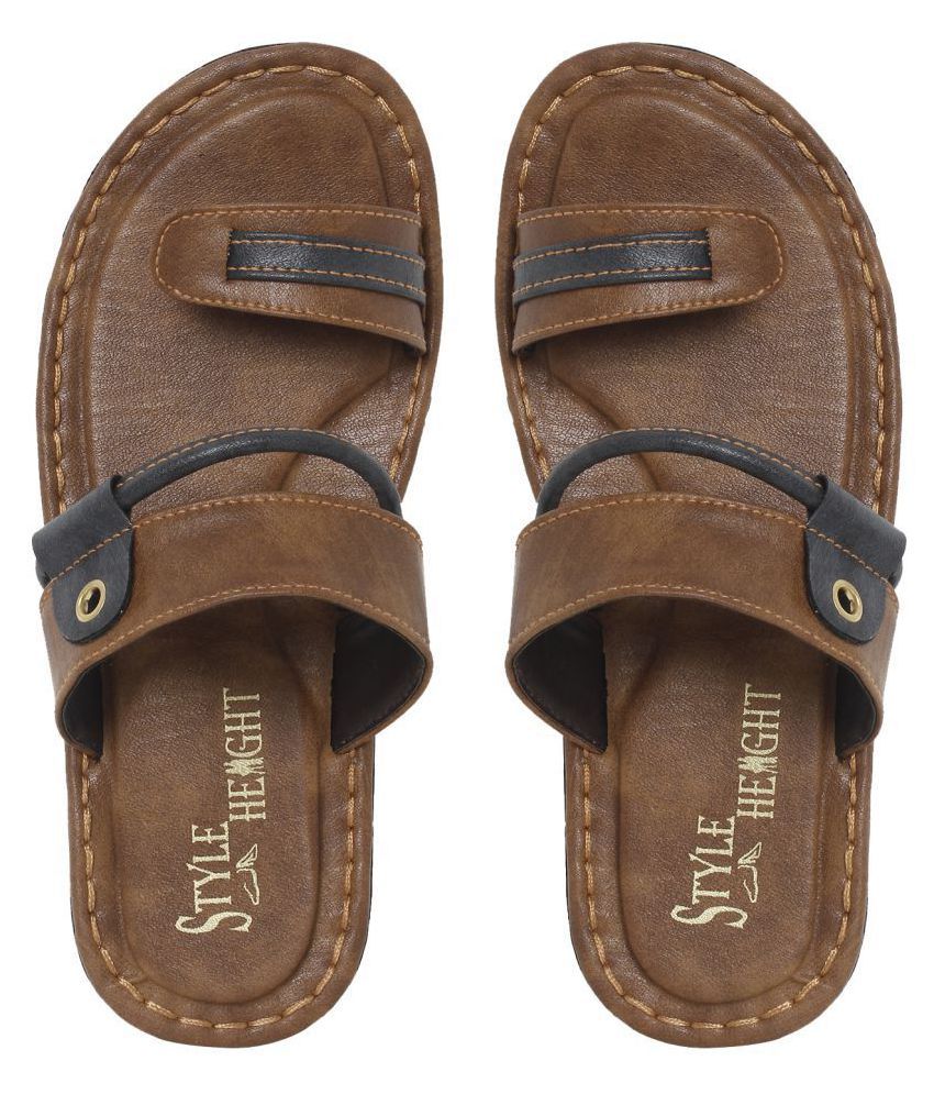     			Style Height Brown Flip Flops