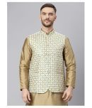 Hangup White Polyester Nehru Jacket Single Pack