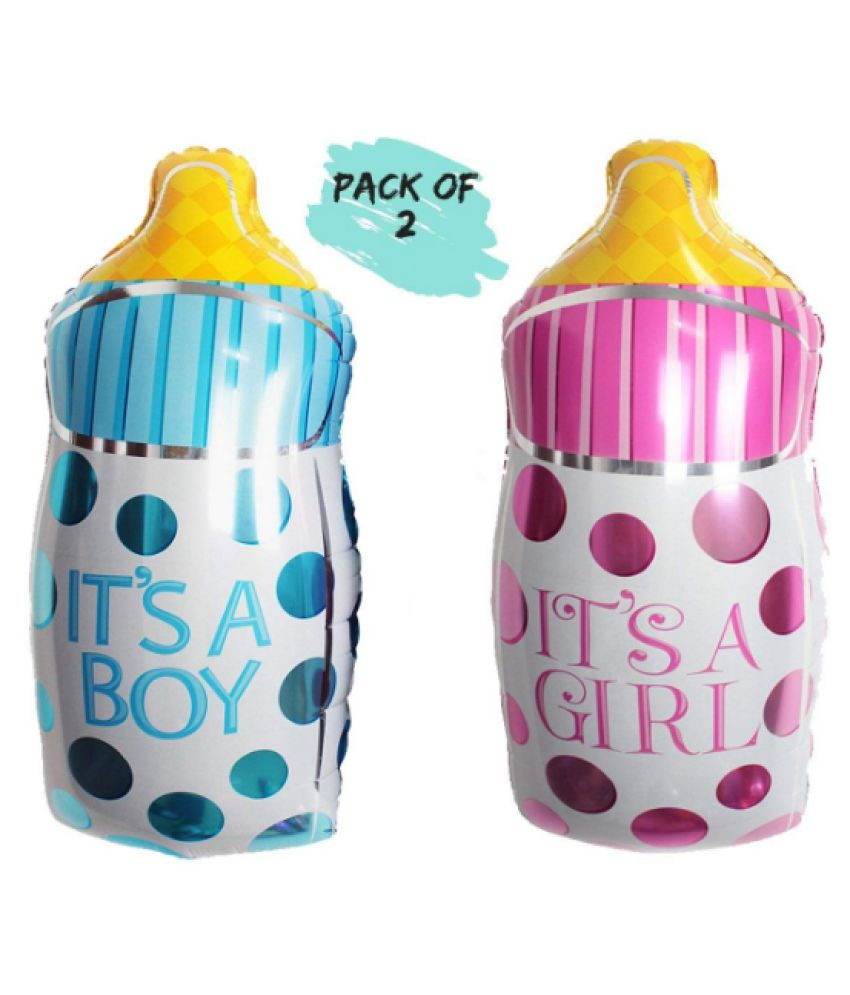     			Blooms Event baby's bottle foil Balloon ( Pack of 2 )