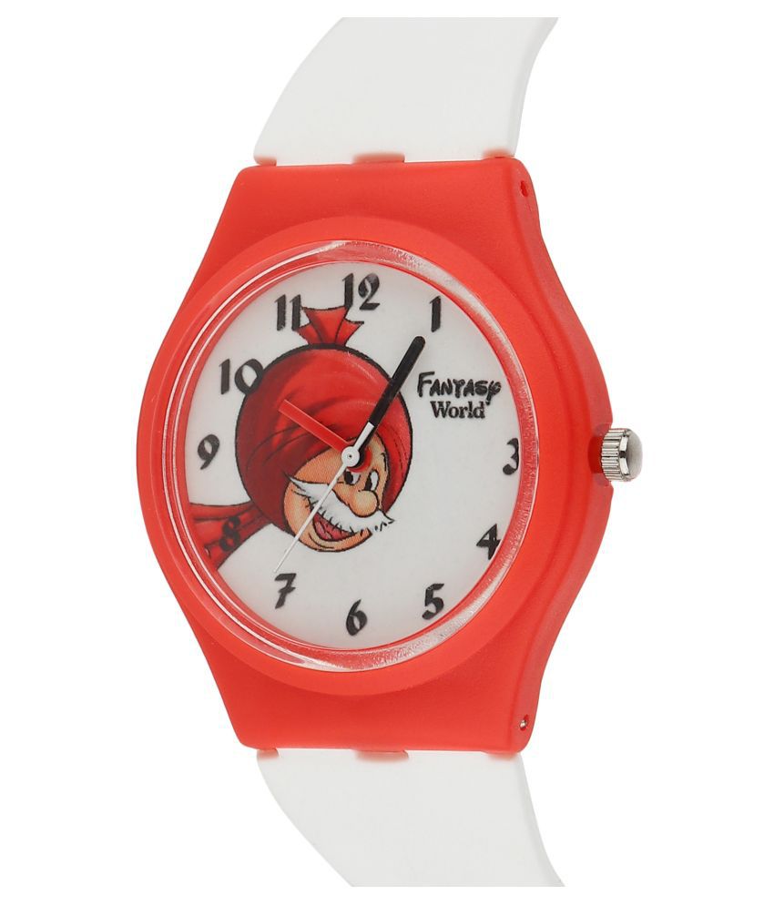 Fantasy World Analogue Chacha Chaudhary / Cartoon Character watch for kids  (watch for girls & watches for boys) - Ideal birthday gift for girls /  birthday gift for boys Price in India: