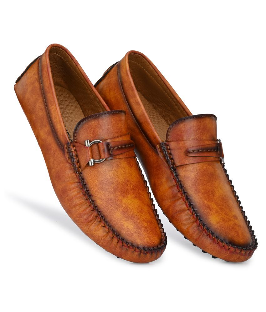     			Prolific - Tan Men's Slip on loafers