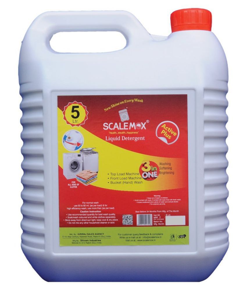     			Scalemox Active Plus Liquid Detergent Lime Fresh 5 L