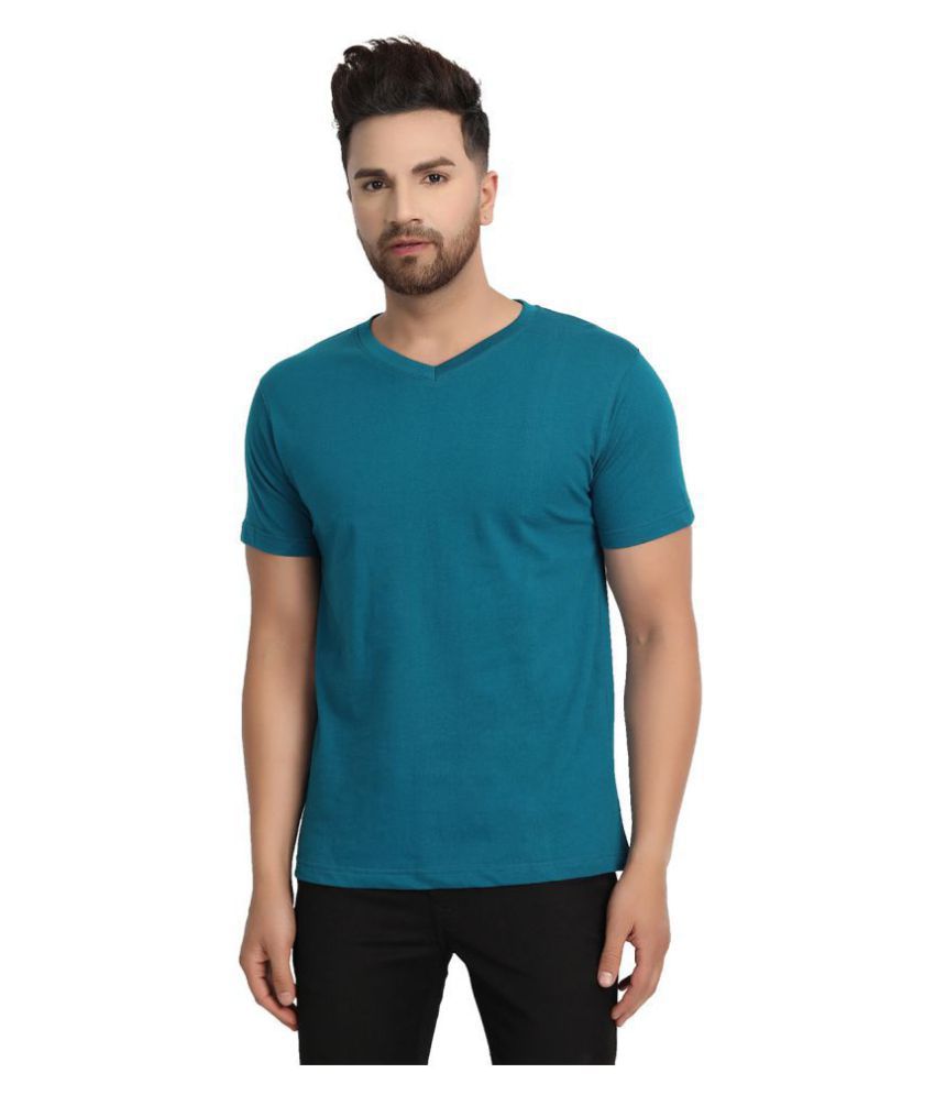    			ESPARTO - Blue Cotton Regular Fit Men's T-Shirt ( Pack of 1 )