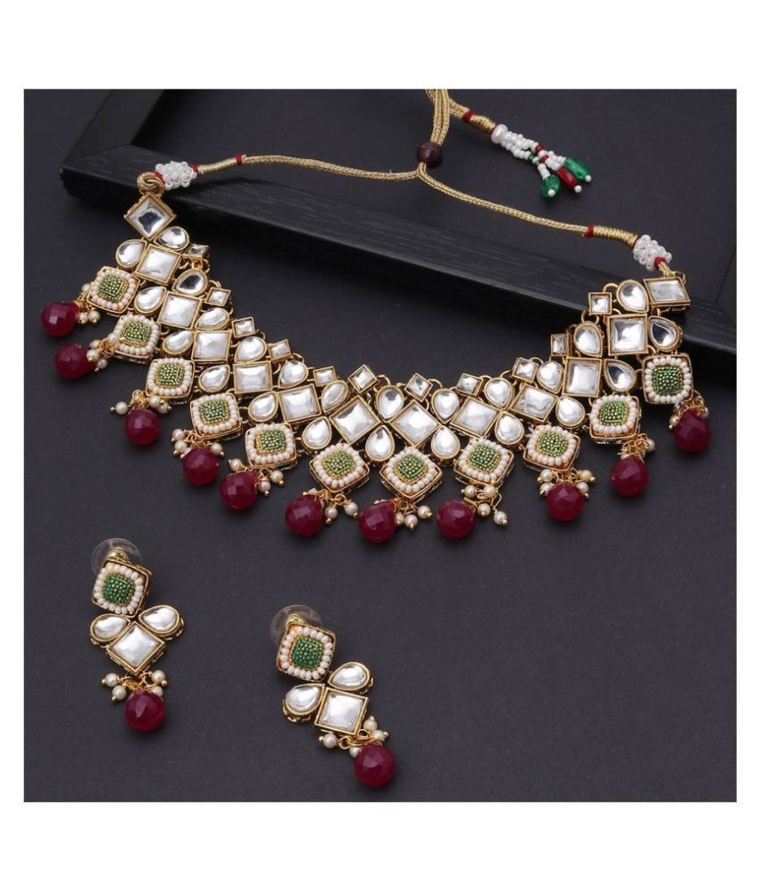     			Sukkhi - Multicolor Alloy Necklace Set ( Pack of 1 )