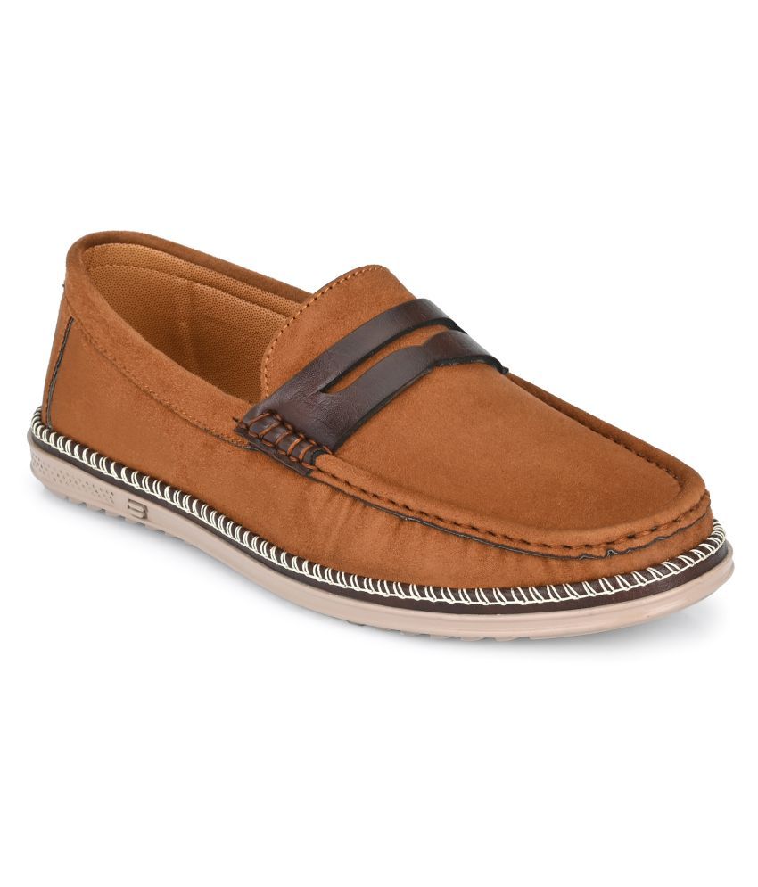     			Big Fox Tan Loafers