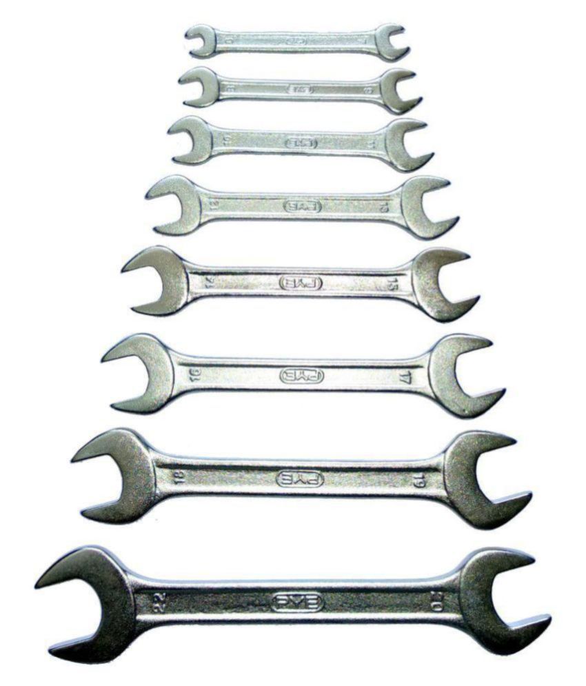     			PYE Open Spanner 6x7 to 20x22 set of 8 pc (1152)