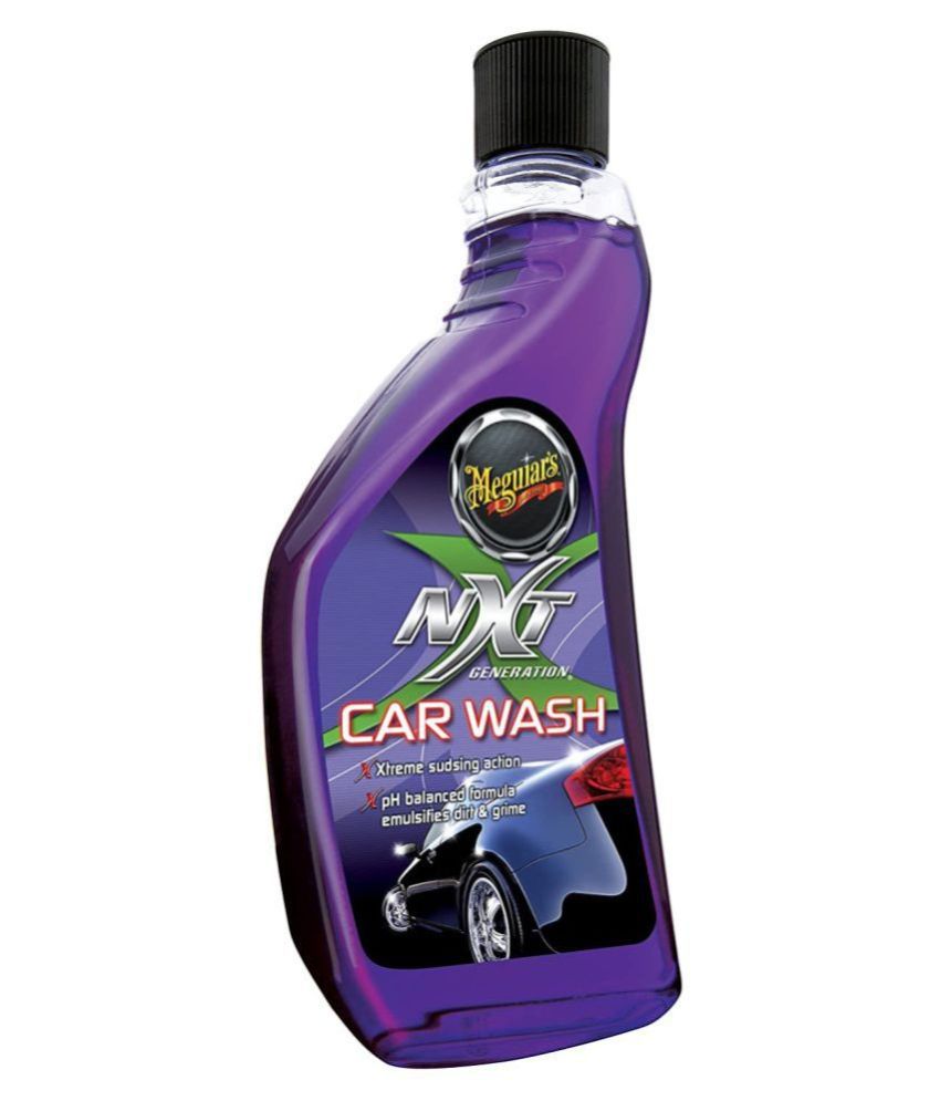 Meguiars Nxt Generation Car Wash pH Balanced Rich Lather Shampoo with Water softeners for spot Free Finish, 532 ml