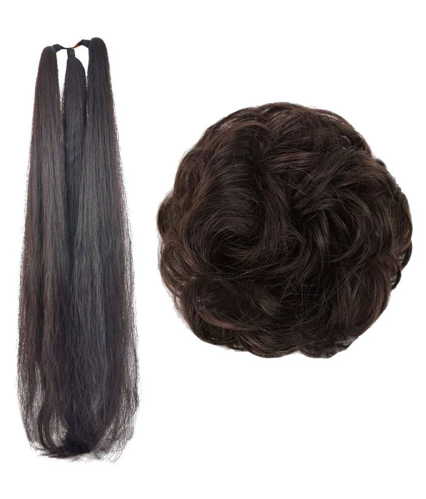 ASG Fully Matte Messy Bun (Brown) Hair Extension Ruffle Juda with 24 Inch Hair Parandi Choti (Black): Buy Online at Low Price in India - Snapdeal ASG Fully Matte Messy Bun (Brown) Hair Extension Ruffle Juda with 24 Inch Hair Parandi Choti (Black): Buy Online at Low Price in India - Snapdeal