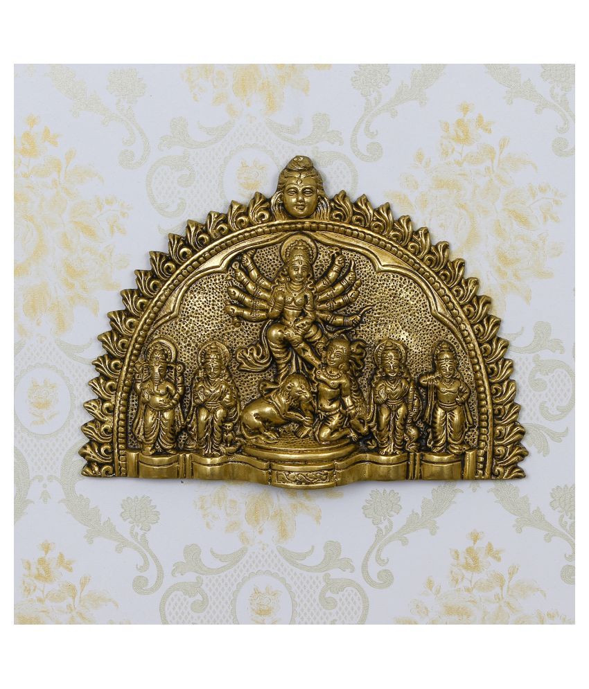     			eCraftIndia Gold Brass Figurines - Pack of 1