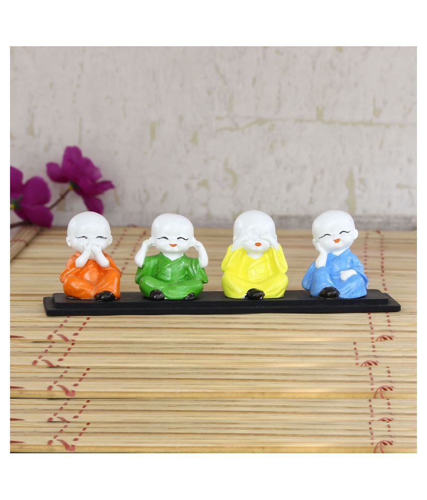 eCraftIndia Multicolour Polyresin Figurines - Pack of 1