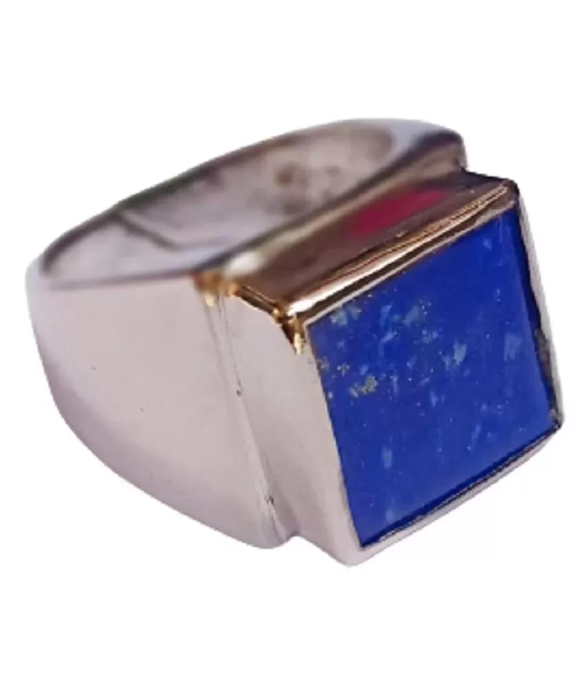 Lapis Lazuli Stone Ring (लाजवर्त अंगूठी) | Buy Certified Lajward Ring
