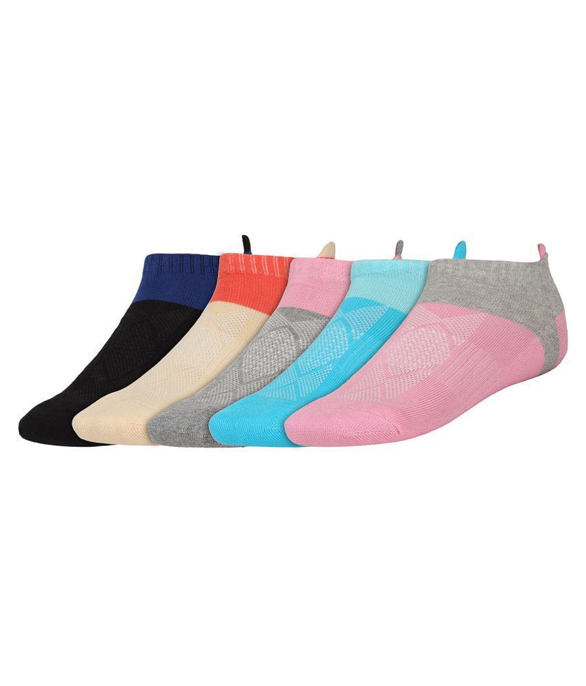     			Creature Multi Casual Ankle Length Socks Pack of 5
