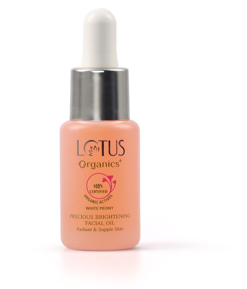     			Lotus Organics+ Precious Brightening Face Oil, 100% Organic, Sulphate & Paraben Free, 15ml