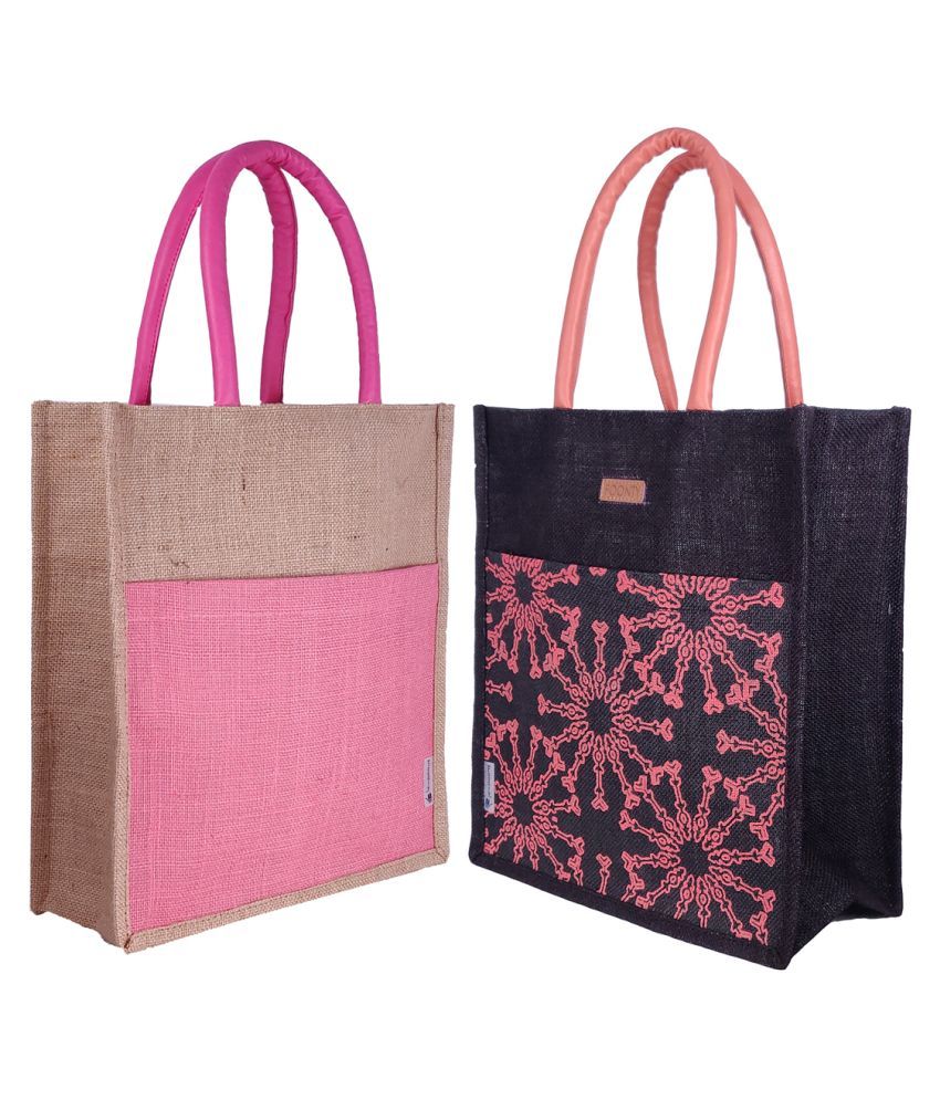     			Foonty Multi Lunch Bags - 2 Pcs